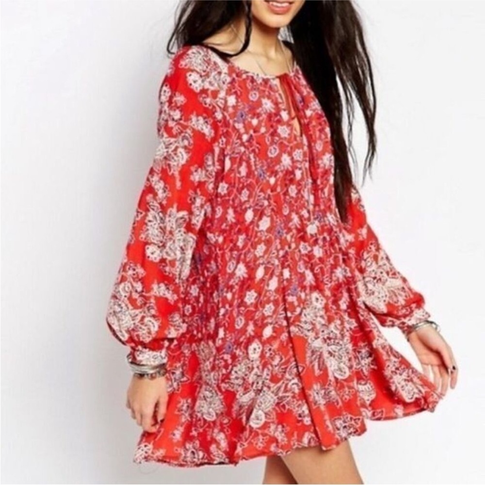 Free people lucky lossie shapeless dress XS